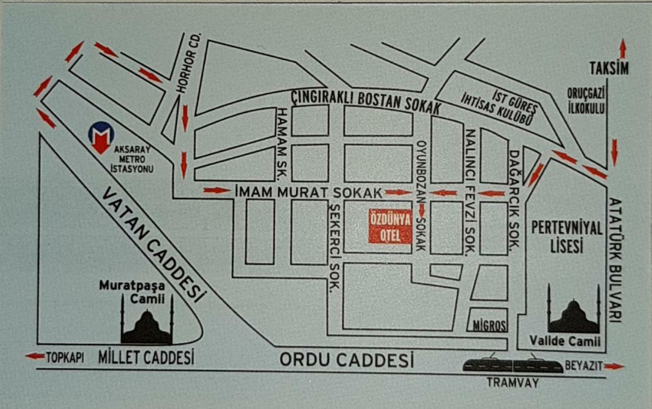Oez Duenya Hotel Istanbul Eksteriør bilde